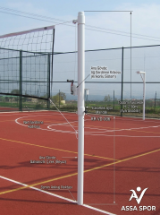 VOLEYBOL DİREĞİ STANDART İTHAL KRİKO SİSTEMLİ KR-VD-006