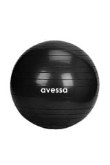 Avessa 55 Cm Pilates Topu Siyah - Profesyonel Pilates Topu | ASSA SPOR