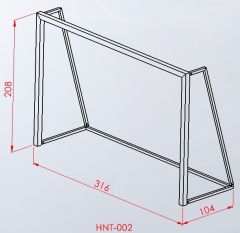 HENTBOL KALESİ METAL (ÇİFT)