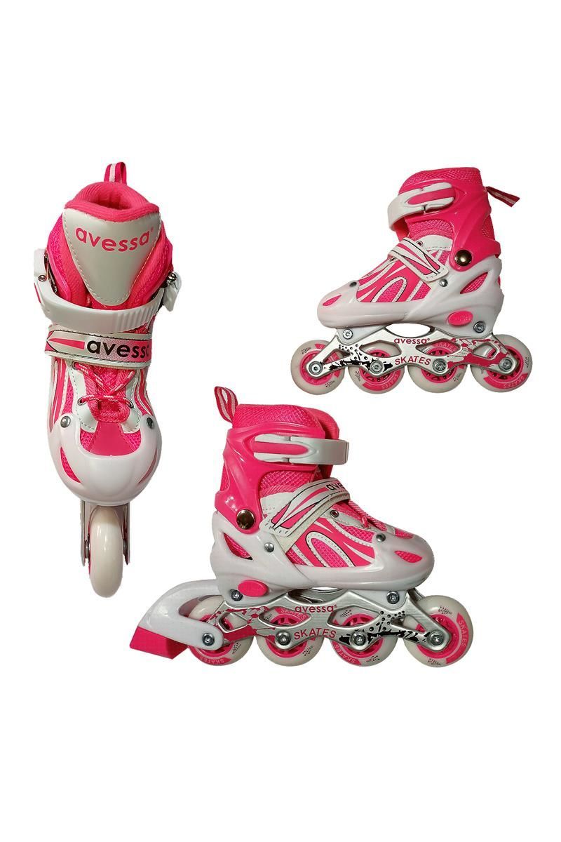 ASSA SPOR Avessa Ayarlanabilir Paten 38-41 (L) Çantalı Pembe Mds-8701 - Spor Ekipmanı Üretimi