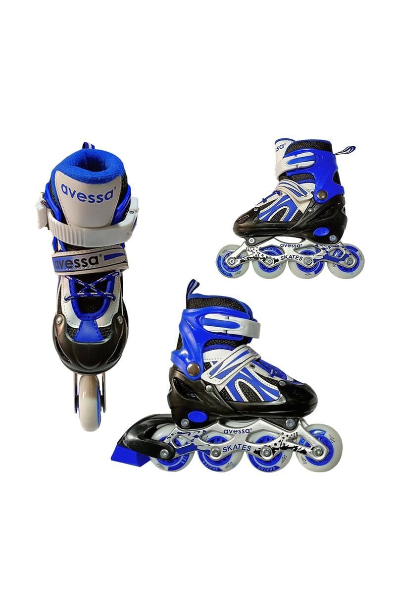 Avessa Ayarlanabilir Paten 38-41 (L) Çantalı Mavi Mds-8701 - Fonksiyonel Antrenman Ekipmanı | ASSA SPOR