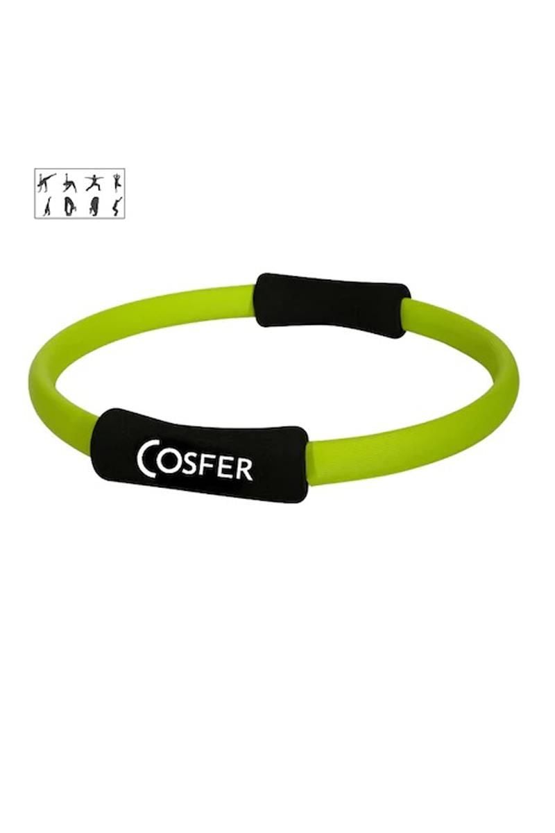 Avessa Cosfer 37 Cm Pilates Çemberi Yeşil Csf-Pc2 - Pilates Çemberi (Magic Circle) | ASSA SPOR