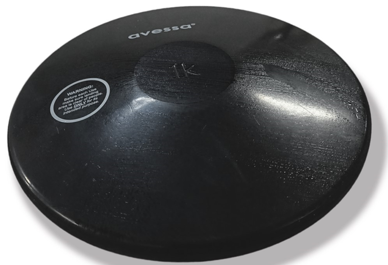 AVESSA KAUÇUK DİSK 1 KG SİYAH KDC-100 (DRB-100)