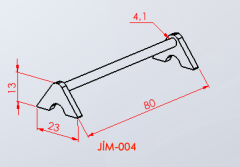 Amut Barı Uzun Kırmızı Yan Görünüm