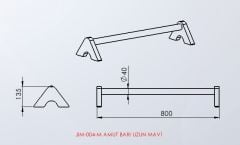 AMUT BARI UZUN MAVİ