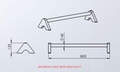 Amut Barı Uzun Mavi Yan Görünüm