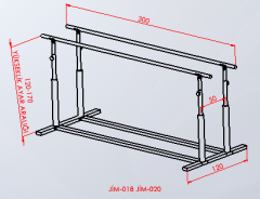 Paralel Ahşap Bar Yan Görünüm