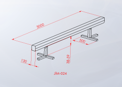 Denge Tahtası Yükseklik Ayarlı Yan Görünüm