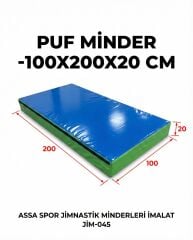 ASSA SPOR Puf Minder 100X200X20 Cm - Jimnastik Minderi Üretimi