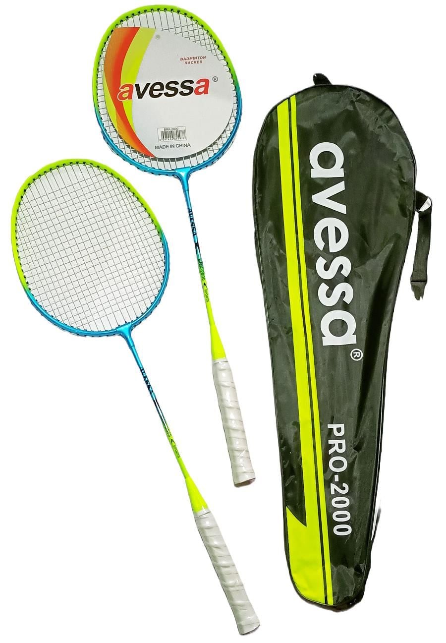 Avessa Brk2000 Badminton Profesyonel Raket Seti Çantalı Sarı - Fonksiyonel Antrenman Ekipmanı | ASSA SPOR