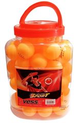 ASSA SPOR Avessa 3 Star Turuncu Masa Teniz Pinpon Topu Kavanozda 60'Lı - Spor Ekipmanı Üretimi