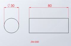 Silindir Minder 30 Cm Yan Görünüm