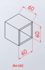Kare Tünel Minder Yan Görünüm