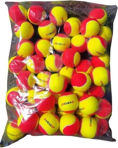 AVESSA TT-5 TENİS TOPU KIRMIZI 5 YAŞ ÇOCUK POŞETTE 48'Lİ