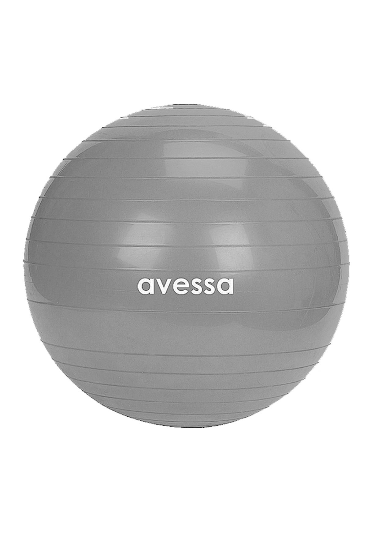 Avessa 55 Cm Pilates Topu Poşet Ambalaj Bpt-55 Gri - Profesyonel Pilates Topu | ASSA SPOR