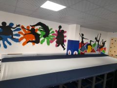 Trambolin Track 8 Metre Yan Görünüm