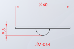 Balans Tahtası Yuvarlak Yan Görünüm