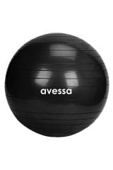 Avessa 65 Cm Pilates Topu Poşet Ambalaj Bpt-65 Siyah - Profesyonel Pilates Topu | ASSA SPOR