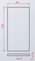 Jimnastik Minderi Kırmızı 60X120