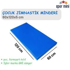 JİMNASTİK MİNDERİ MAVİ 60X120