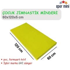 JİMNASTİK MİNDERİ SARI 60X120