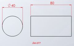 SİLİNDİR MİNDER 40x80 cm