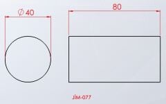 Silindir Minder 40X80 Cm Spor Salonu Kullanımı