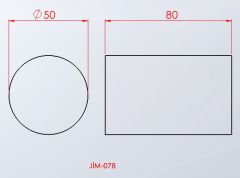 Silindir Minder 50X80 Cm Yan Görünüm