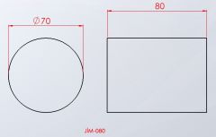 Silindir Minder 70X80 Cm Yan Görünüm