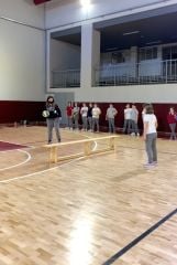 Jimnastik Sırası Yan Görünüm