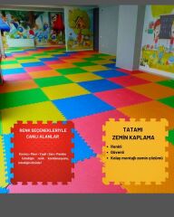 Tatami 100X100 Cm 13 Mm Sarı Spor Salonu Kullanımı