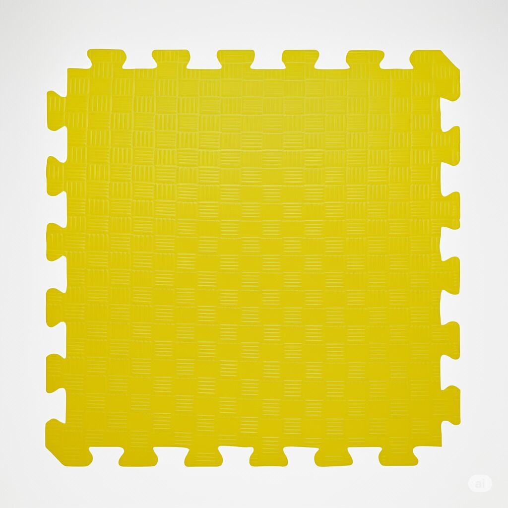 ASSA SPOR Tatami 100X100 Cm 13 Mm Sarı - Jimnastik Ekipmanı Üretimi