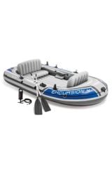 Intex 68324 Excursion 4 Kişilik Şişme Bot Set 315X165X43 Cm - Şişme Havuz/Yüzme Ürünü | ASSA SPOR