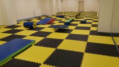 ASSA SPOR Tatami 100X100 Cm 26 Mm Sarı-Siyah - Jimnastik Ekipmanı Üretimi