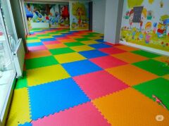 Tatami 100X100 Cm 26 Mm Kırmızı-Mavi