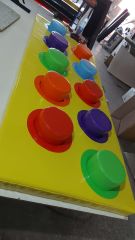 Dolu Bataklık Minderi 10 Delikli Ölçü ve Boyut Detayı