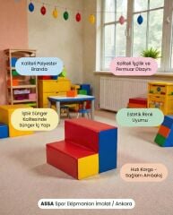 Merdiven Minder 2 Basamak Yan Görünüm