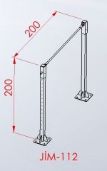 Jimnastik Barfiks Barı Ölçü ve Boyut Detayı