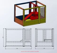 Top Havuzu Kaydıraklı 2X3 Metre