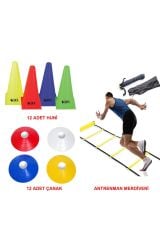 ASSA SPOR Avessa 25'Li Antrenman Seti-12'Li Çanak 12'Li Huni 4 Mt Merdiven - Spor Ekipmanı Üretimi