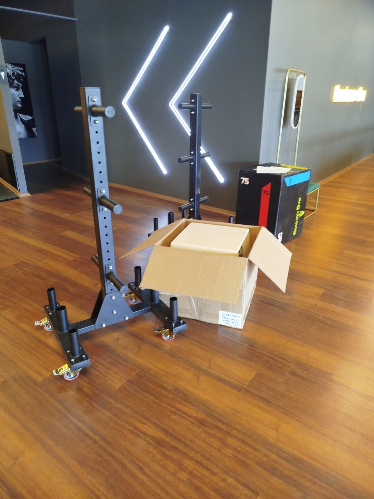 Plate Rack - Barbell Rack Tekerlekli - Profesyonel CrossFit Ekipmanı | ASSA SPOR