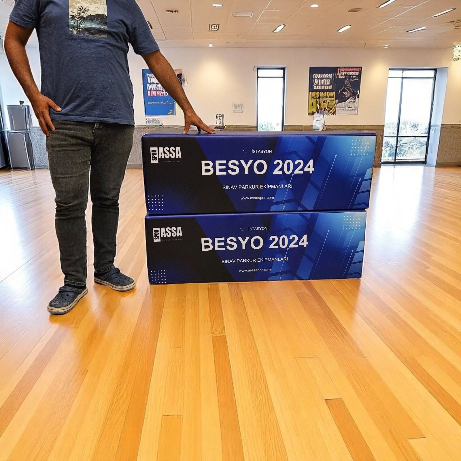 Sıçrama Sünger Engeli 150 Cm 5'li Set