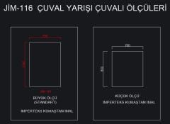 ÇUVAL YARIŞI ÇUVALI BÜYÜK KIRMIZI