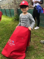 Çuval Yarışı Çuvalı Büyük Mavi