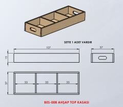 AHŞAP TOP KASASI