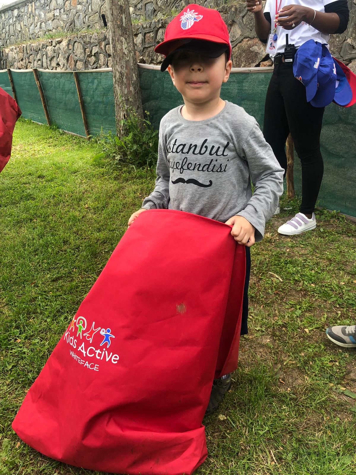 Çuval Yarışı Çuvalı Küçük Kırmızı