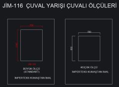 ÇUVAL YARIŞI ÇUVALI KÜÇÜK MAVİ
