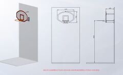 AMERİKAN PANYA DUVARA MONTE BASKETBOL POTASI