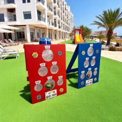 Top Atma Puanlı Kırmızı Yan Görünüm