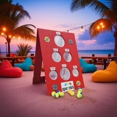 ASSA SPOR Top Atma Puanlı Kırmızı - Jimnastik Topu Üretimi